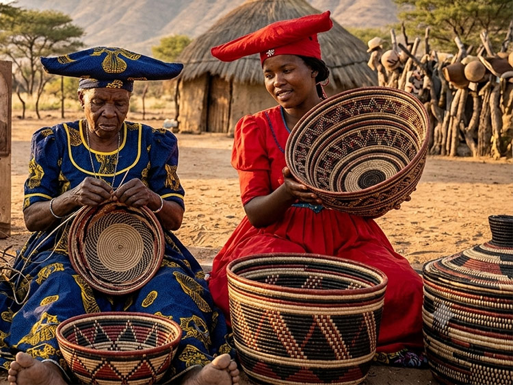 Authentic African San tracker educational walk